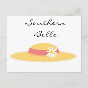 Southern Belle Summer Daisy Pet Cartoon Briefkaart