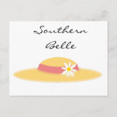 Southern Belle Summer Daisy Pet Schattigee Cartoon Briefkaart (Voorkant)