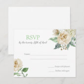 Southern Blooms RSVP Kaartje (Voorkant / Achterkant)