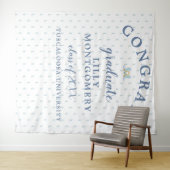 Southern Boots Monogram Afstuderen Foto Achtergron Wandkleed (In Situ (horizontaal))