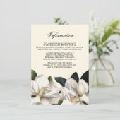 Southern Botanical Wedding Informatie invoegen Informatiekaartje (Staand voorkant)