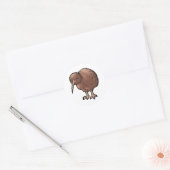 Southern Brown Kiwi Ronde Sticker (Envelop)