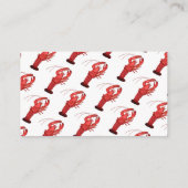 Southern Cajun Crawfish Baby shower Luier Raffle Informatiekaartje (Achterkant)