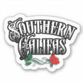 Southern Califas bumper helm sticker voor auto (Voorkant)