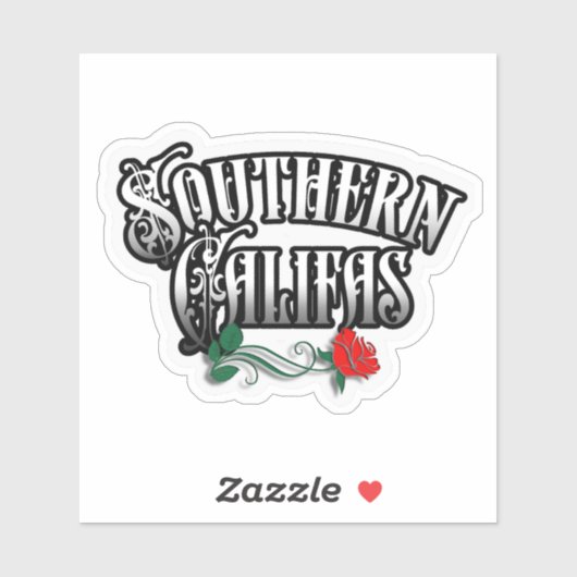 Southern Califas bumper helm sticker voor auto (Vel)