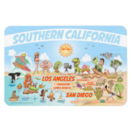 Southern California Beach Paradise Magnet Magneet