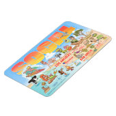 Southern California Beach Paradise Magnet Magneet (Linkerzijde)