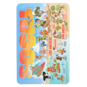 Southern California Beach Paradise Magnet Magneet (Verticaal)