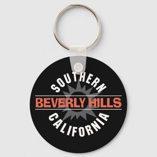 Southern California Beverly Hills Sleutelhanger (Voorkant)