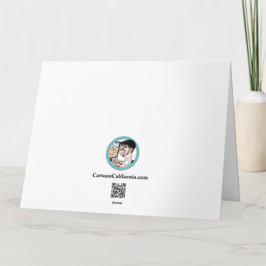 Southern California Blank Wenskaart Kaart (Achterkant)