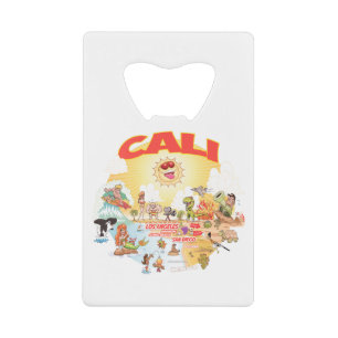 Southern California CALI Creditkaart Flessenopener