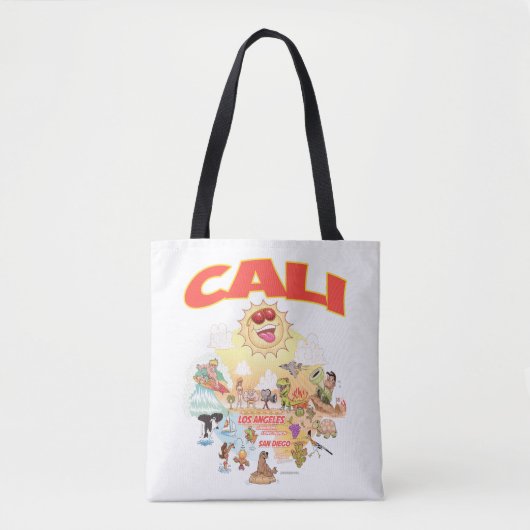 Southern California CALI Tote Bag (Voorkant)