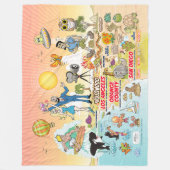 Southern California Fleece Blanket Deken (Voorkant)