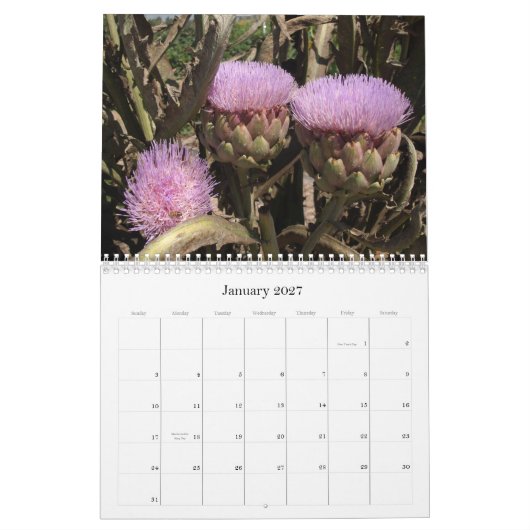 Southern California Flowers Kalender (Jan 2027)