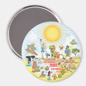Southern California Magnet (Voorkant / Achterkant)