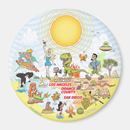 Southern California Magnet (Voorkant)