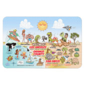 Southern California Magnet Magneet (Horizontaal)