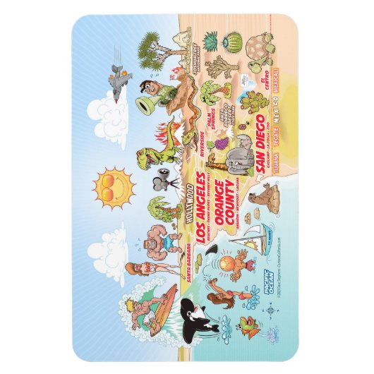 Southern California Magnet Magneet (Verticaal)