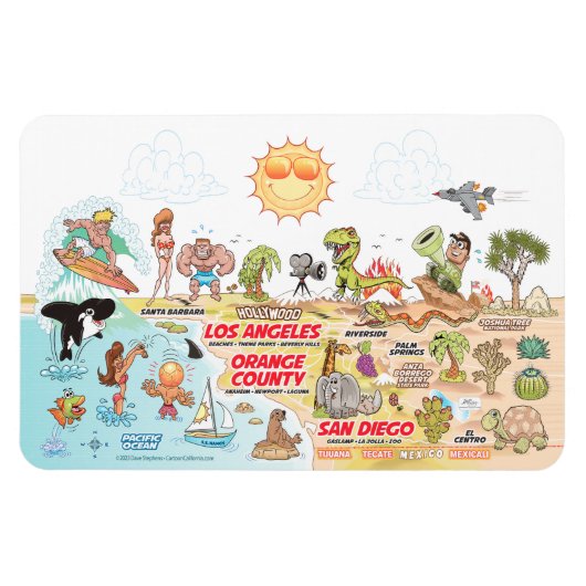 Southern California Magnet Magneet (Horizontaal)