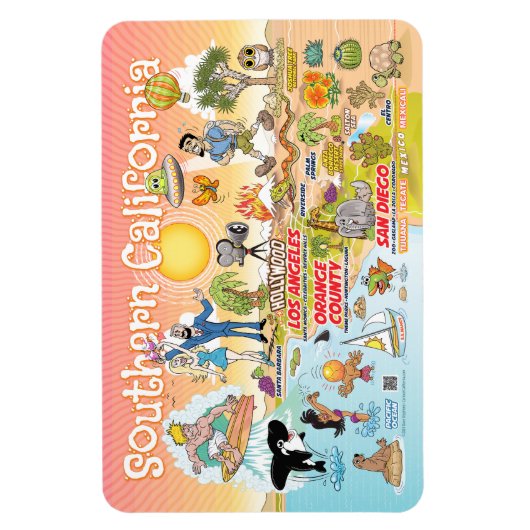 Southern California Magnet Magneet (Verticaal)