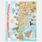 Southern California Scene Fleece Blanket (Voorkant)