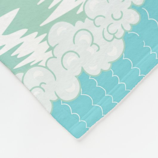 Southern California Scene Fleece Blanket Deken (Hoek)