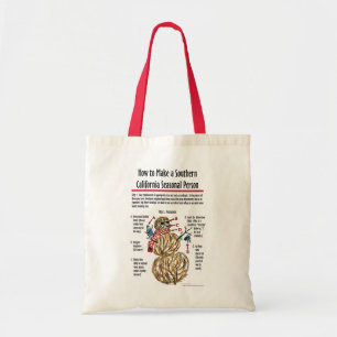 Southern California Seasonal Person Bag Tote Bag