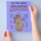 Southern California Seasonal Person Flyer (Hand)
