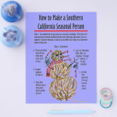 Southern California Seasonal Person Flyer (Enkel)