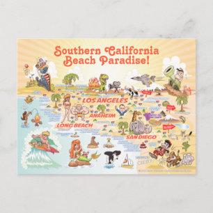 Southern California Souvenir Briefkaart