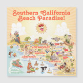Southern California Souvenir Magnet (Voorkant)