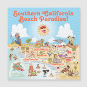 Southern California Souvenir Magnet (Voorkant)