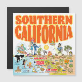 Southern California Souvenir Magnet (Voorkant / Achterkant)