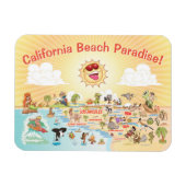 Southern California Souvenir Magnet Magneet (Horizontaal)