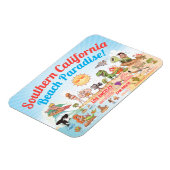 Southern California Souvenir Magnet Magneet (Linkerzijde)