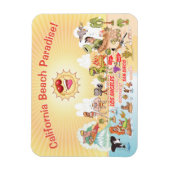 Southern California Souvenir Magnet Magneet (Verticaal)