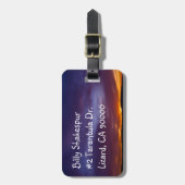 Southern California Sunset Bagagelabel (Voorkant verticaal)