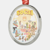 Southern California Sunset Ornament (Links)