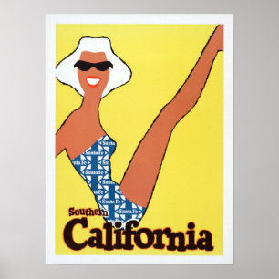 Southern California Vintage Poster