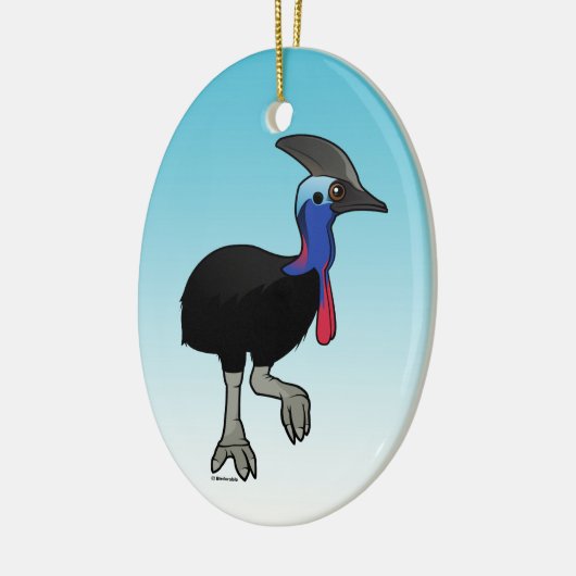 Southern Cassowary Keramisch Ornament (Links)