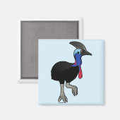 Southern Cassowary Magneet (Voorkant / Achterkant)