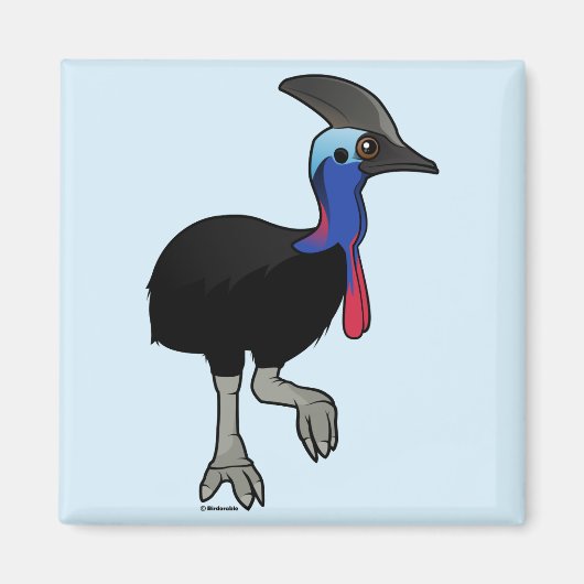 Southern Cassowary Magneet (Voorkant)