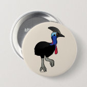 Southern Cassowary Ronde Button 7,6 Cm (Voorkant /achterkant)