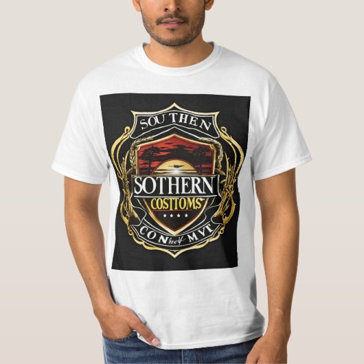 "Southern Charm Graphic T-shirt" T-shirt (Voorkant)