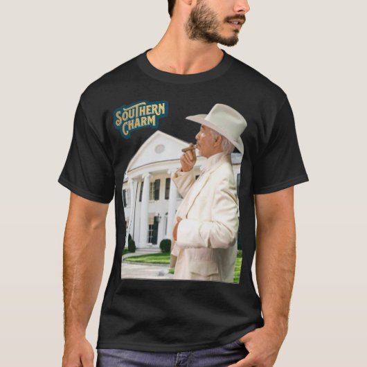 Southern Charm (Heer) T-shirt (Voorkant)