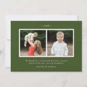 Southern Charm | Kerstkaart (Achterkant)