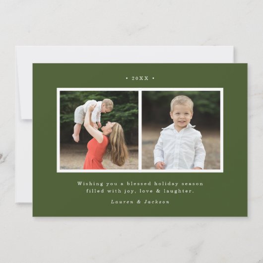 Southern Charm | Kerstkaart (Achterkant)