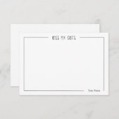 Southern Charm Personalized Notitiekaartje (Voorkant / Achterkant)