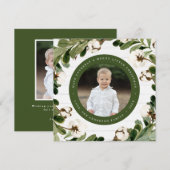 Southern Charm | Vierkante kerstkaart (Voorkant / Achterkant)