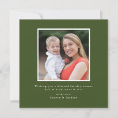 Southern Charm | Vierkante kerstkaart (Achterkant)